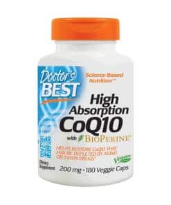 Doctor's Best - High Absorption CoQ10 with BioPerine 200mg - 180 vcaps