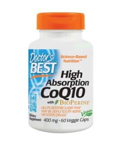 Doctor's Best - High Absorption CoQ10 with BioPerine 400mg - 60 vcaps