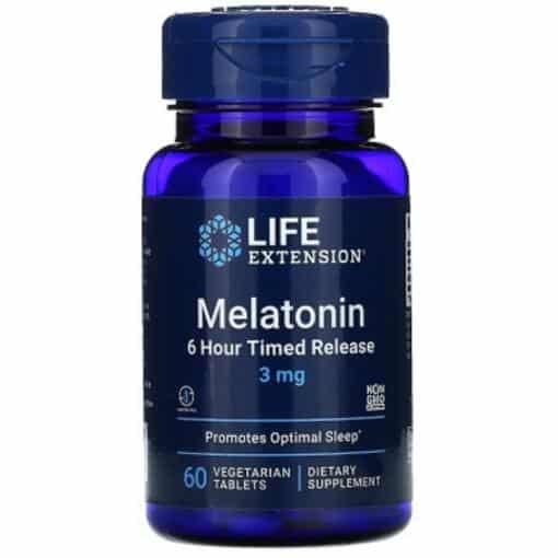 Life Extension - Melatonin 6 Hour Timed Release