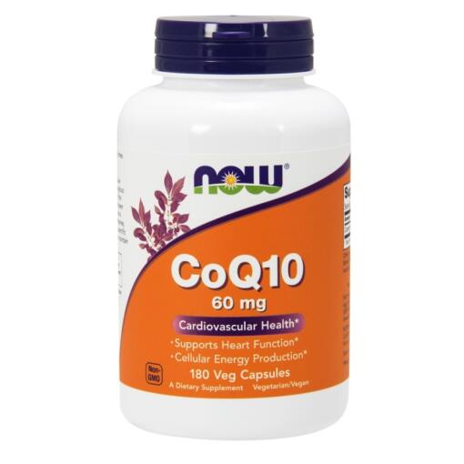 NOW Foods - CoQ10 60mg - 180 vcaps