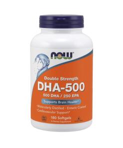 NOW Foods - DHA-500 500 DHA / 250 EPA - 180 softgels