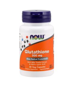 NOW Foods - Glutathione with Milk Thistle Extract & Alpha Lipoic Acid