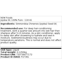 100% Pure - 118 ml.