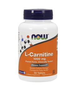 NOW Foods - L-Carnitine 1000mg - 50 tablets