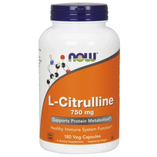 NOW Foods - L-Citrulline 750mg - 180 vcaps