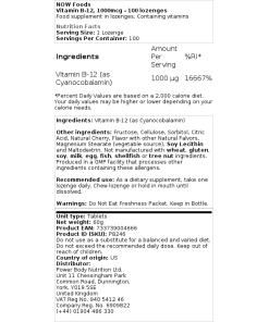 2000mcg - 100 lozenges