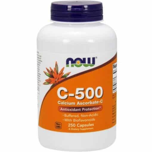 NOW Foods - Vitamin C-500 Calcium Ascorbate-C 250 caps