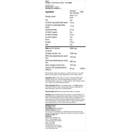 Lemon - 120 softgels