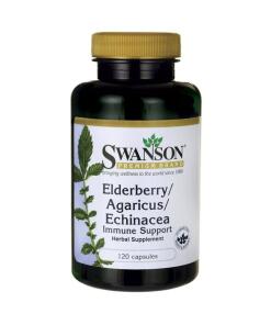 Swanson - Elderberry/Agaricus/Echinacea (Immune Support) - 120 caps