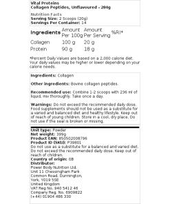 Kollageenipeptidit, jauhe - 567g - Image 2