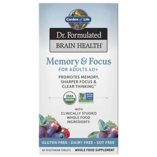 Dr. Formuleret Hukommelse & Fokus For Voksne 40+ 60 tabletter