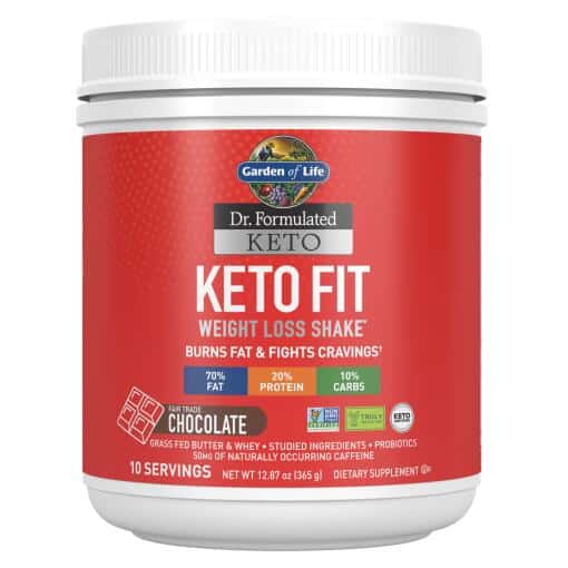 Dr. Formuleret Keto Fit Vægttab†* Shake Chokolade 12