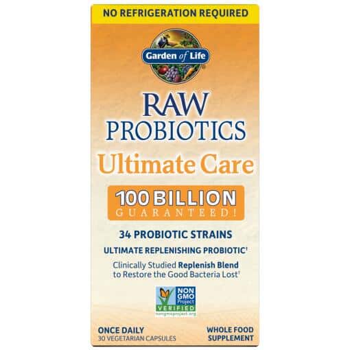 Raw Probiotics Ultimate Care Holdbar 30 kapsler