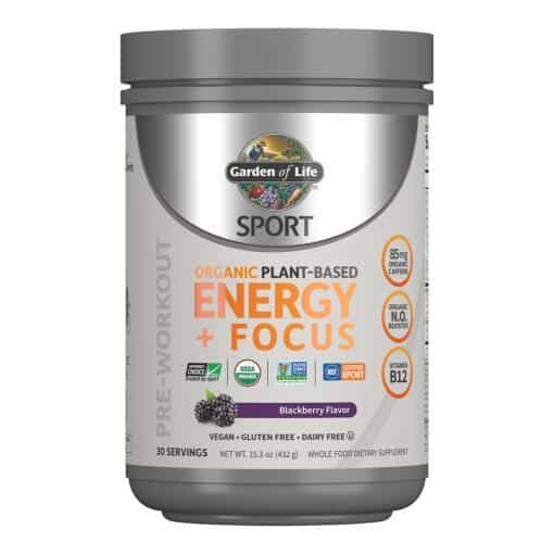 SPORT Økologisk plantebaseret energi + Focus Blackberry 15