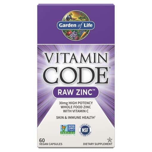 Vitamin Code Raw Zink 60 kapsler