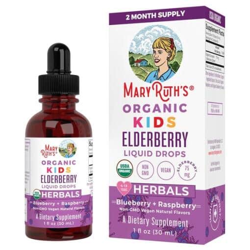 Organic Kids Elderberry Liquid Drops