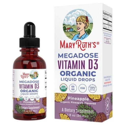 Organic Megadose Vitamin D3 Liquid Drops