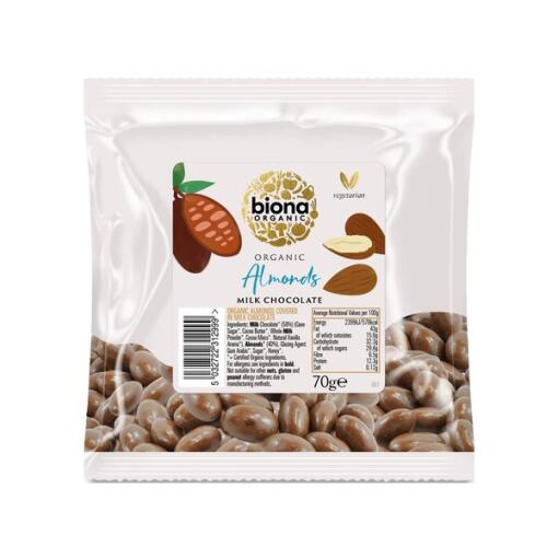 Milk Chocolate Coated Almonds - 70g