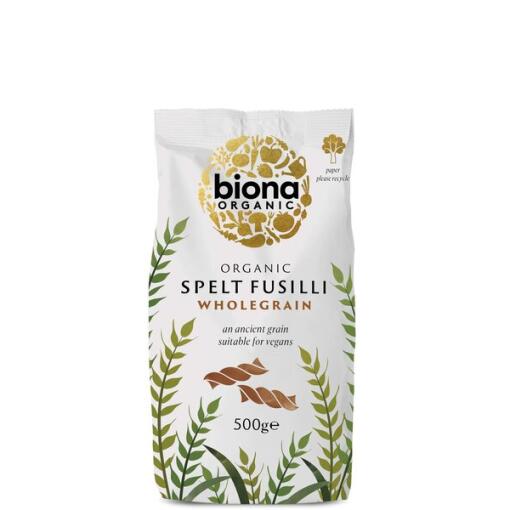 Spelt Wholegrain Fusilli - 500g