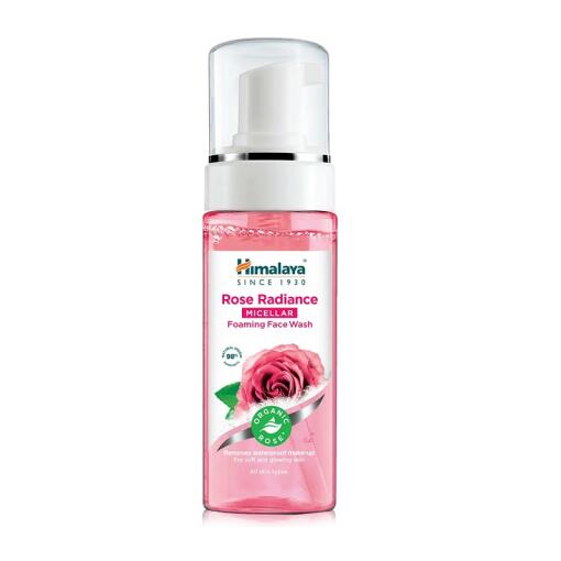 Organic Rose Radiance Micellar Foaming Face Wash - 150 ml.