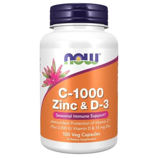 C-1000 Zinc & D-3 - 100 vcaps