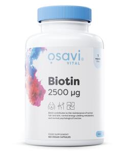 Biotiini, 2500 mcg - 180 kasviperäistä kapselia