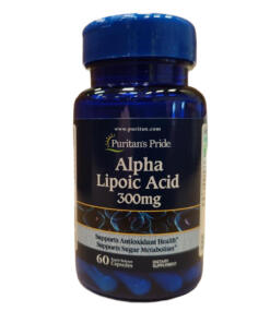 Puritan's Pride - Alfa-lipoiinihappo, 300 mg - 60 kapselia