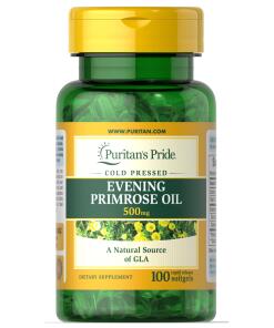 Puritan's Pride - Aftersiemenöljy, 500 mg - 100 pehmeää gelatiinikapselia