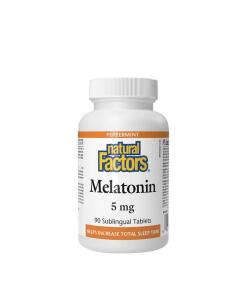 Natural Factors - Natural Factors Melatonin 5 mg (90 Tablets