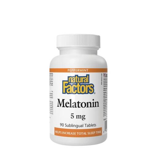 Natural Factors - Natural Factors Melatonin 5 mg (90 Tablets