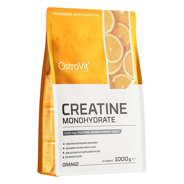 OstroVit - Kreatiinimonohydraatti, Appelsiini - 1000g