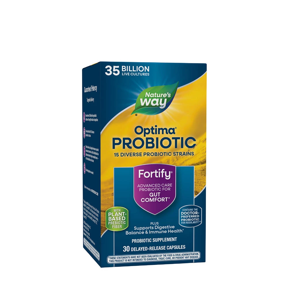 Nature&apos;s Way Fortify Optima 35 miljardia probioottia + prebioottia (30 kapselia)