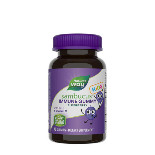 Natures Way Sambucus Kids Immune Gummies (60 Gummies)