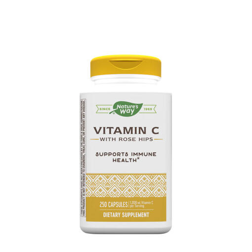 Natures Way Vitamin C with Rose Hips (250 Capsules)
