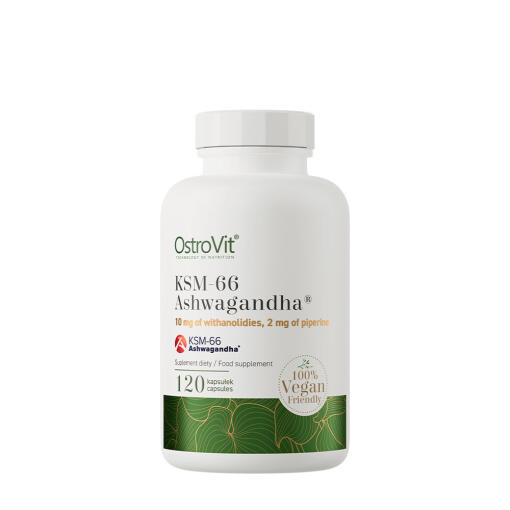 Ostrovit KSM-66 Ashwagandha® Vege (120 Capsules)