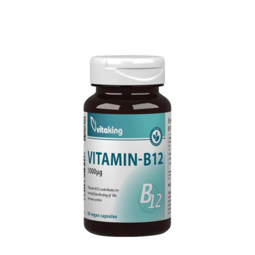 Vitaking B-12 Vitamin Vege (60 Veg Capsules)