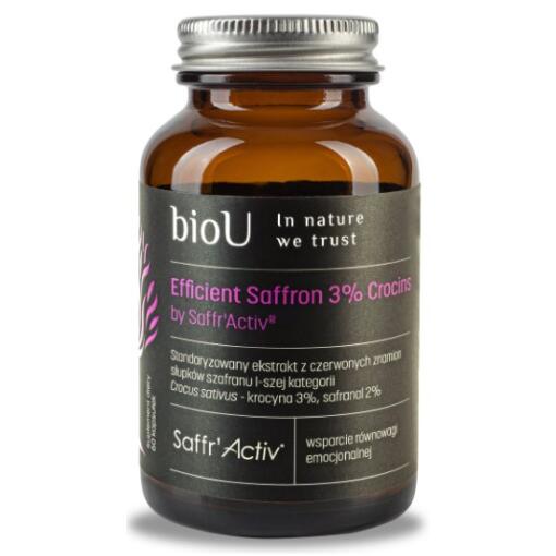 BIOU Efficient Saffron by Saffr'Activ (60 caps)