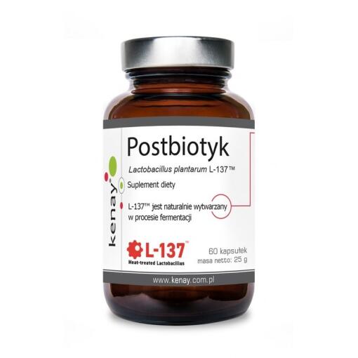 KENAY Postbiotic Lactobacillus plantarum L-137 (60 caps)