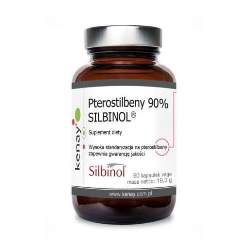 KENAY Pterostilbene 90% SILBINOL (60 caps)
