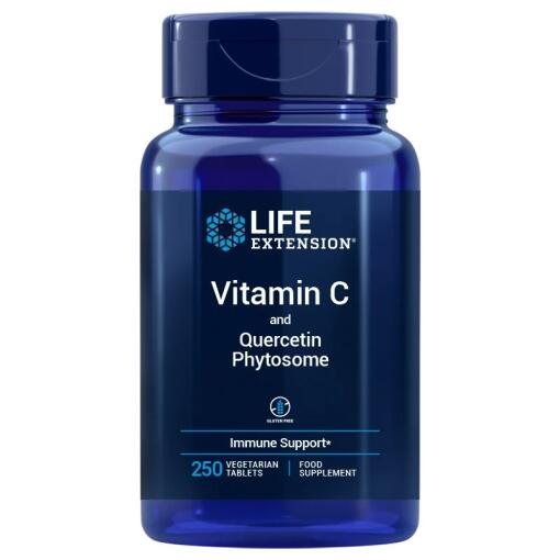 LIFE EXTENSION Vitamin C and Quercetin Phytosome EU version (250 tabs)