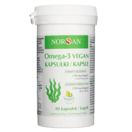 NORSAN Omega-3 VEGAN (80 caps)