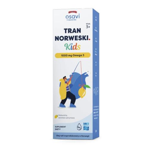 OSAVI Norwegian Cod Liver Oil for Kids
