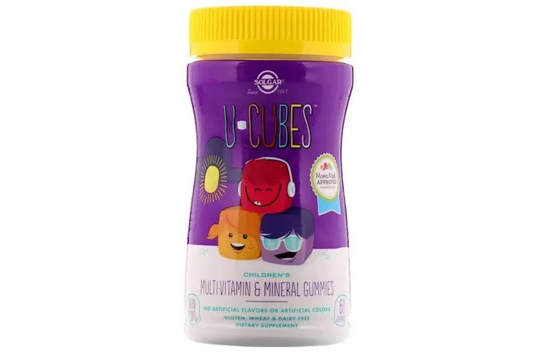 Solgar - SOLGAR U-Cubes Monivitamiini ja Mineraalit (60 kumivitamiinia)