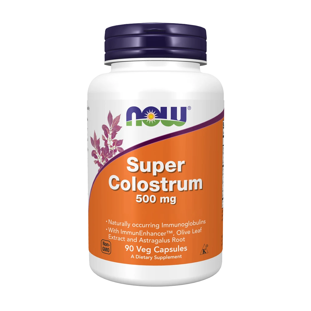 NOW Foods - Super Colostrum 500 mg Laktoferriini