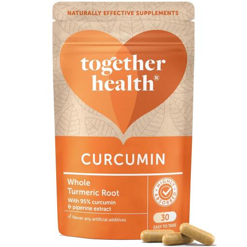 TOGETHER Curcumin & whole Turmeric Root with piperine extract 95% (30 caps)