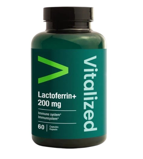 Vitalisoitu - VITALISOITU Laktoferriini+ 200 mg (60 kapselia)