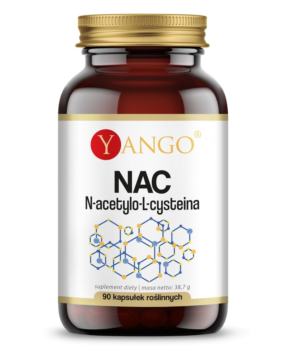 Yango - N-asetyyli-L-kysteiini, 150 mg (90 kapselia)