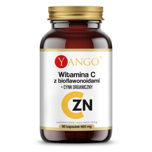 YANGO Vitamin C with Bioflavonoids + Organic Zinc (90 caps)
