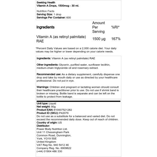 1500 mcg - 30 ml