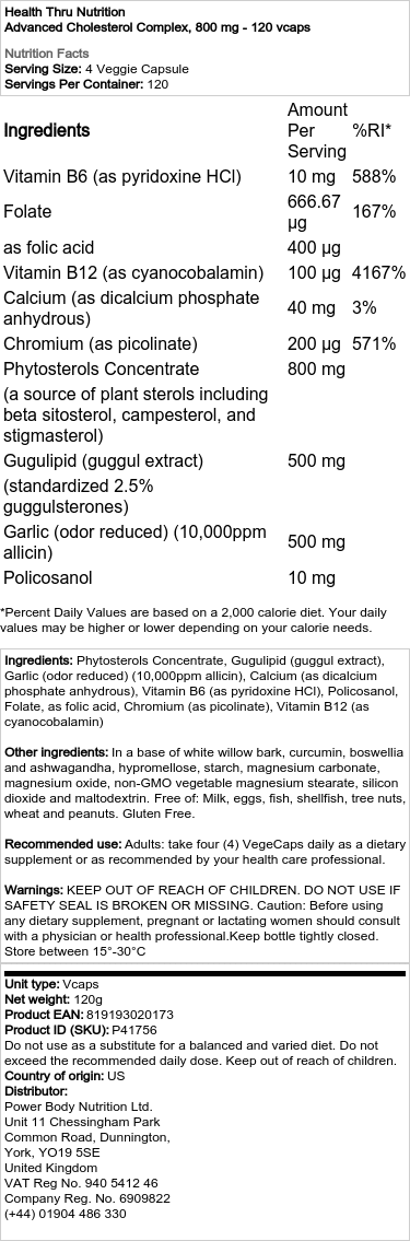800 mg - 120 kapsler